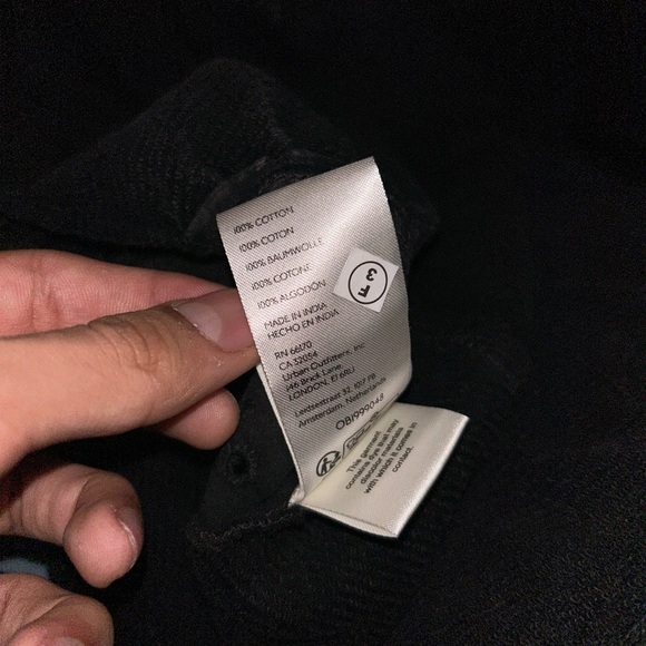 -Free People Eva Sweatshirt In Washed Black
-Size Small - Picture 4 of 6